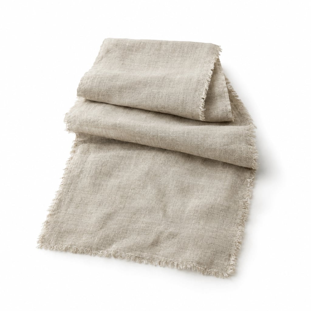 Washed Linen Table Runner